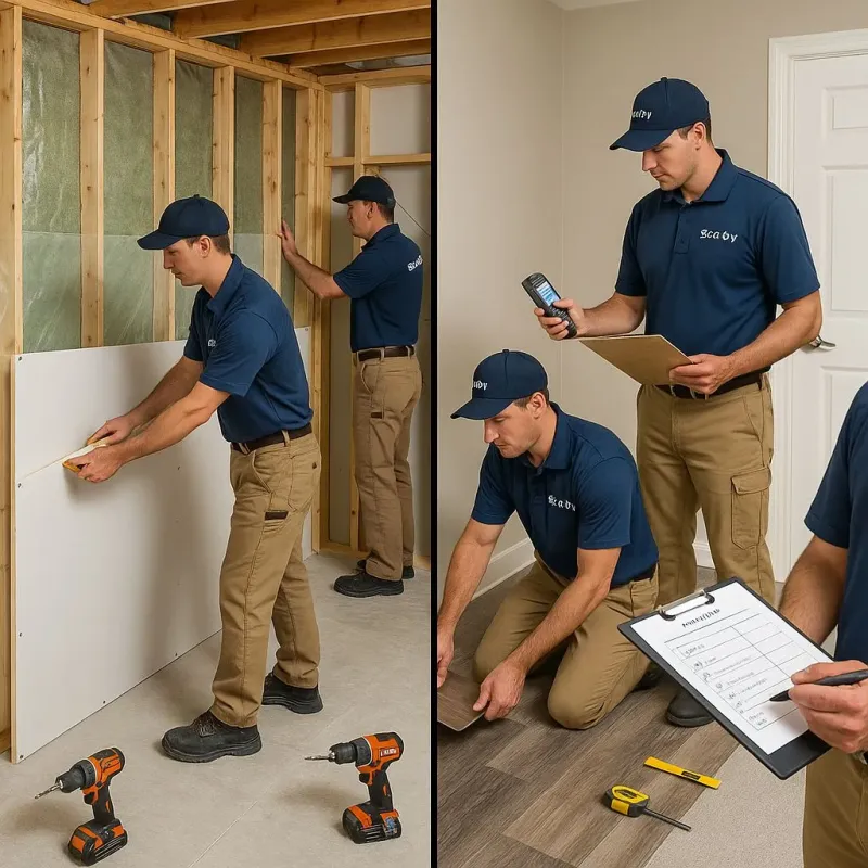Repairs and Reconstruction process in Cranberry Township, PA